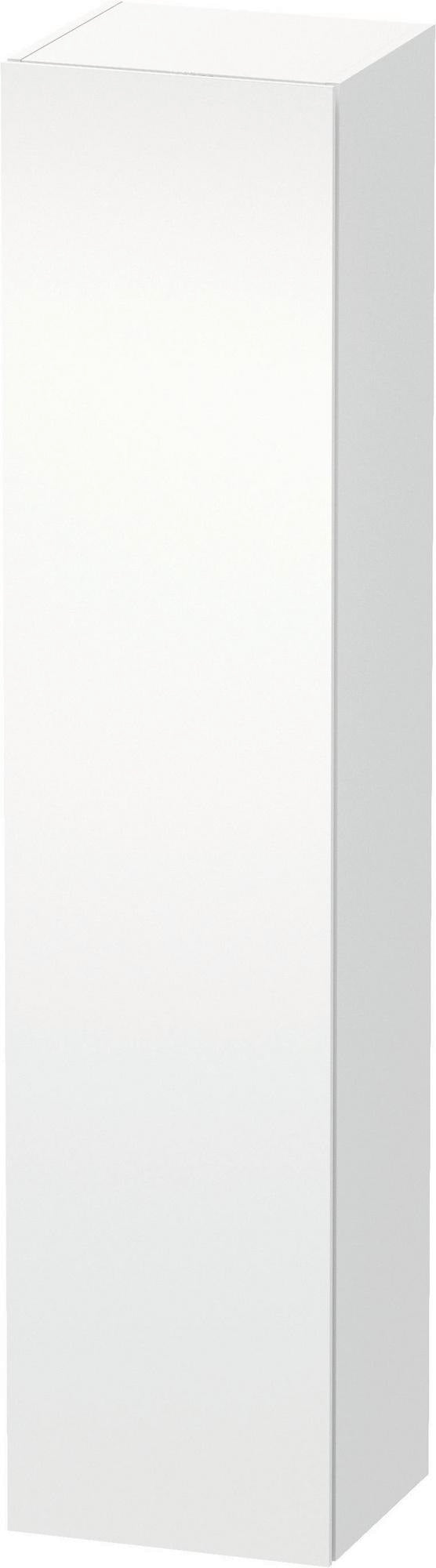 Duravit Hochschrank L-Cube 363x400x1760mm, 1 Tür, links, amerikanisch Nussbaum