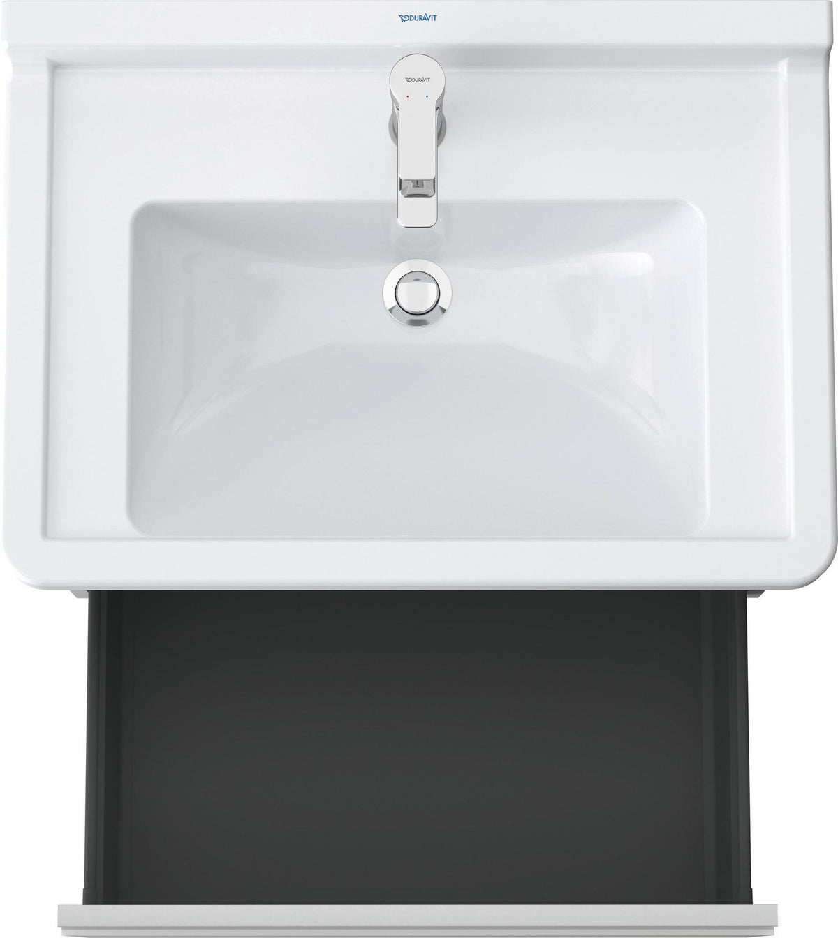 Duravit Ketho Waschtischunterbau wandhängend 455x650x410mm 1 Auszug weiß matt
