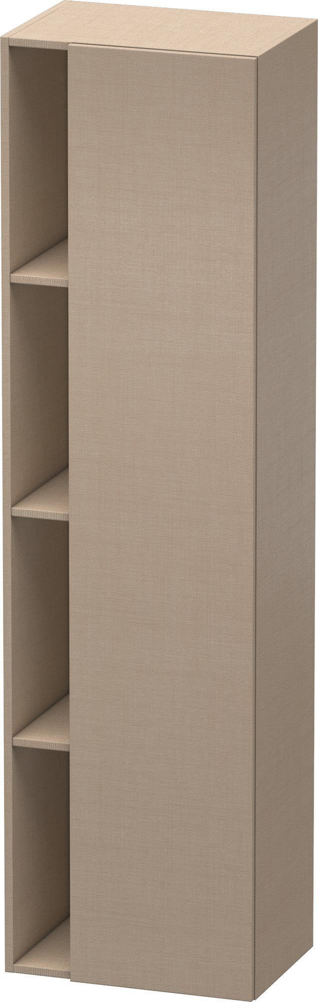 DURAVIT DuraStyle Hochschrank 360x500x1800mm, 1 Tür links, weiß matt – Wandhängend mit Soft-Close