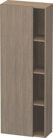 DURAVIT DuraStyle Hochschrank 240x500x1400mm, 1 Tür links, Eiche Terra/Weiß Matt