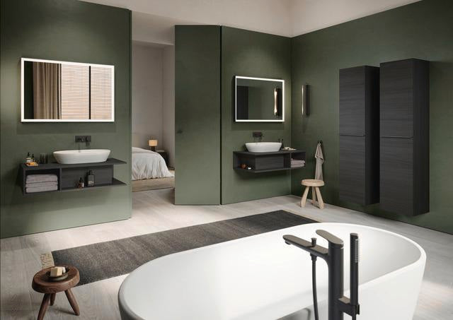 DURAVIT C.1 Einhebel-Waschtischmischer Unterputz 225 mm Schwarz Matt ohne Zugstange