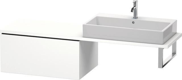 Duravit L-Cube Unterschrank 820 mm taupe supermatt mit Auszug und Dämpfung