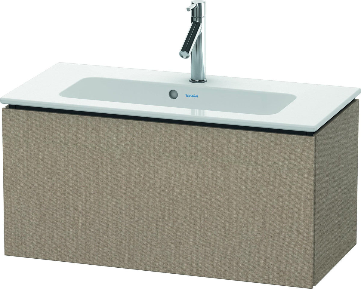 Duravit L-Cube Waschtischunterbau 820 mm Weiß Matt mit 1 Auszug und Tip-On-Technik