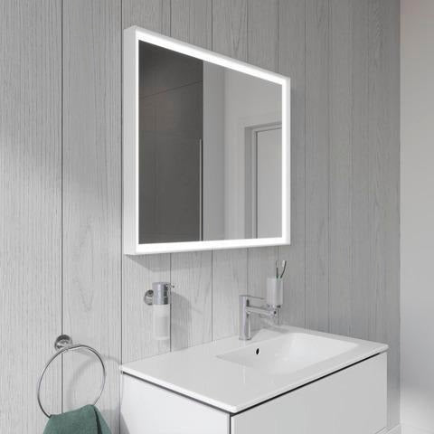 DURAVIT L-Cube Waschtischunterbau 820 mm wandhängend, 2 Schubkästen, Becken rechts, Betongrau Matt