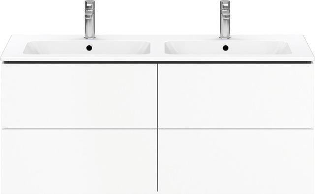 Duravit L-Cube Waschtischunterbau 1290 mm taupe supermatt mit Tip-On-Technik