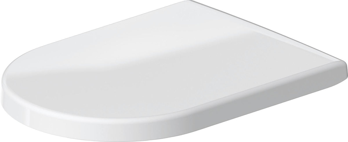 DURAVIT WC-Sitz Starck 3 Weiß Duroplast ohne Absenkautomatik Edelstahl Scharniere