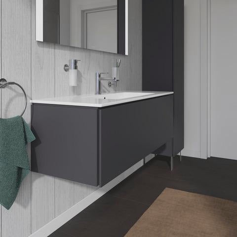 Duravit Hochschrank L-Cube 363x400x1760mm 1 Tür links graphit matt