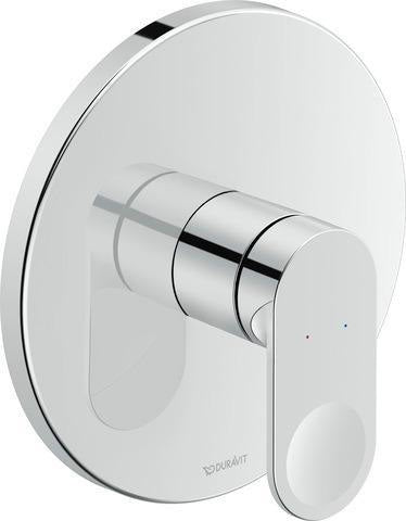 DURAVIT B.3 Einhebel-Brausemischer Unterputz Fertigmontageset Chrom
