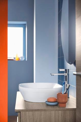 Duravit D-Neo Aufsatzbecken 600 mm oval weiß mit WonderGliss