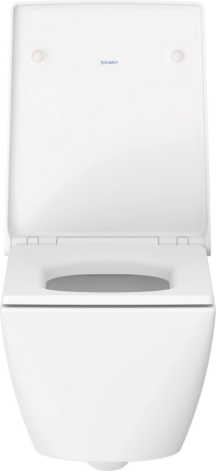 DURAVIT WC-Sitz Design Classics Viu Weiß mit Edelstahl-Scharnieren, ohne Absenkautomatik