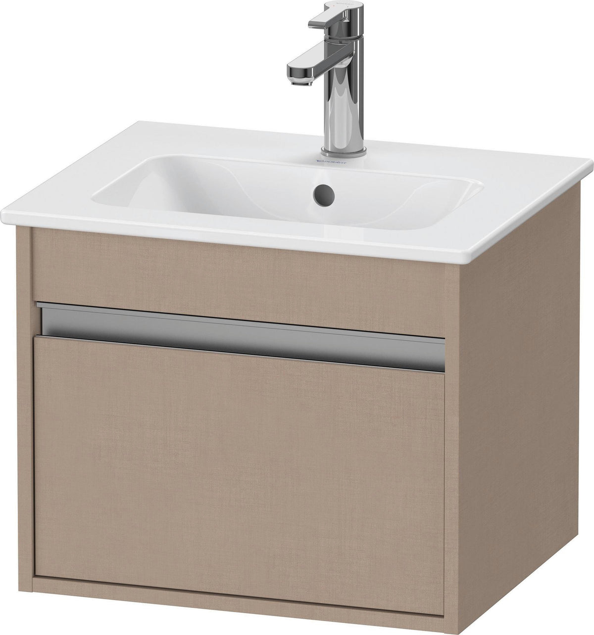 DURAVIT Ketho Waschtischunterbau 500 mm weiß matt, 1 Auszug, wandhängend, Soft-Close