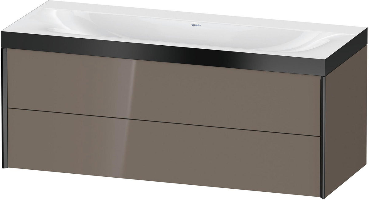 DURAVIT XViu c-bonded Waschtischunterbauset 1200 mm wandhängend mit 2 Schubkästen