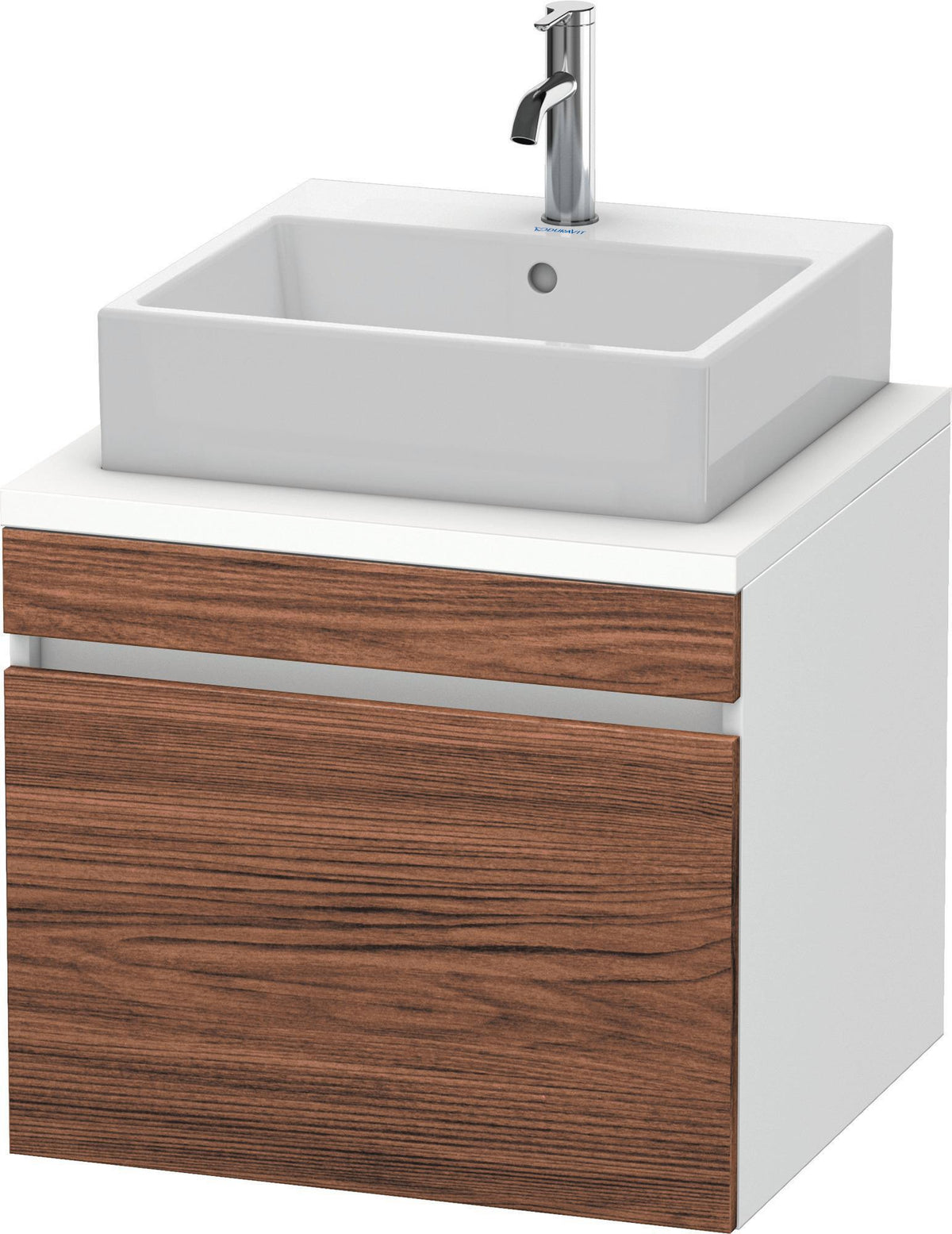 DURAVIT DuraStyle Konsolenunterschrank 600 mm betongrau matt – 1 Auszug, wandhängend