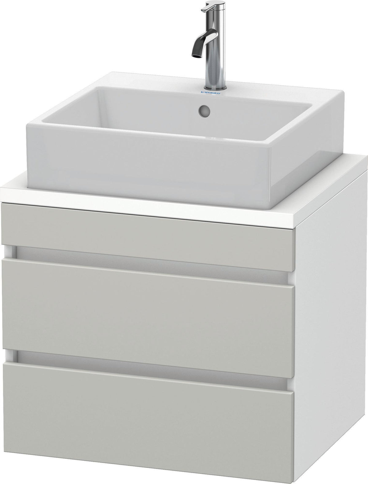 DURAVIT DuraStyle Konsolenunterschrank 600 mm betongrau matt mit 2 Schubkästen und Soft-Close