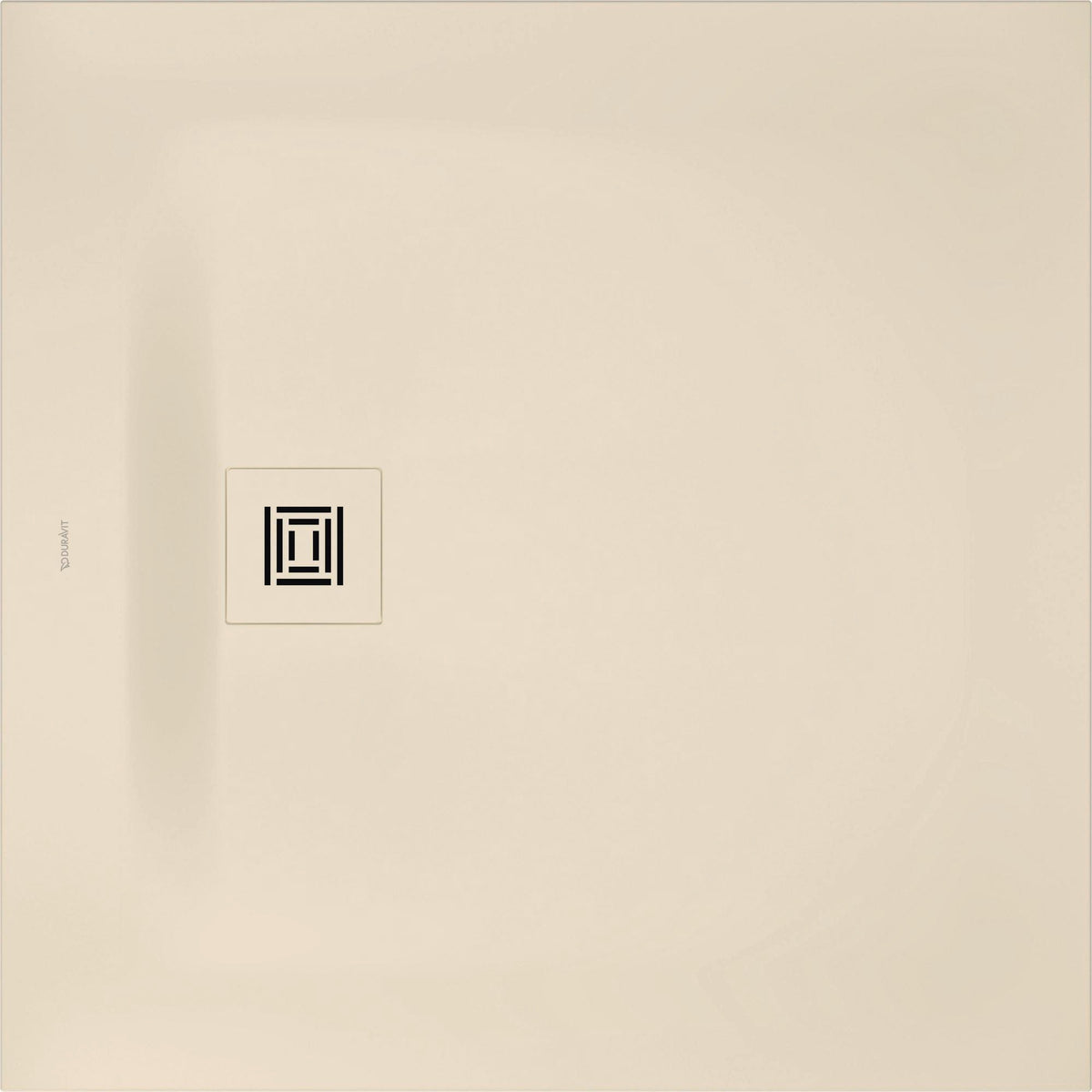 DURAVIT Sustano Duschwanne 800x800x30 Mineralguss Cream Matt – Quadratisch, Bodenbündig