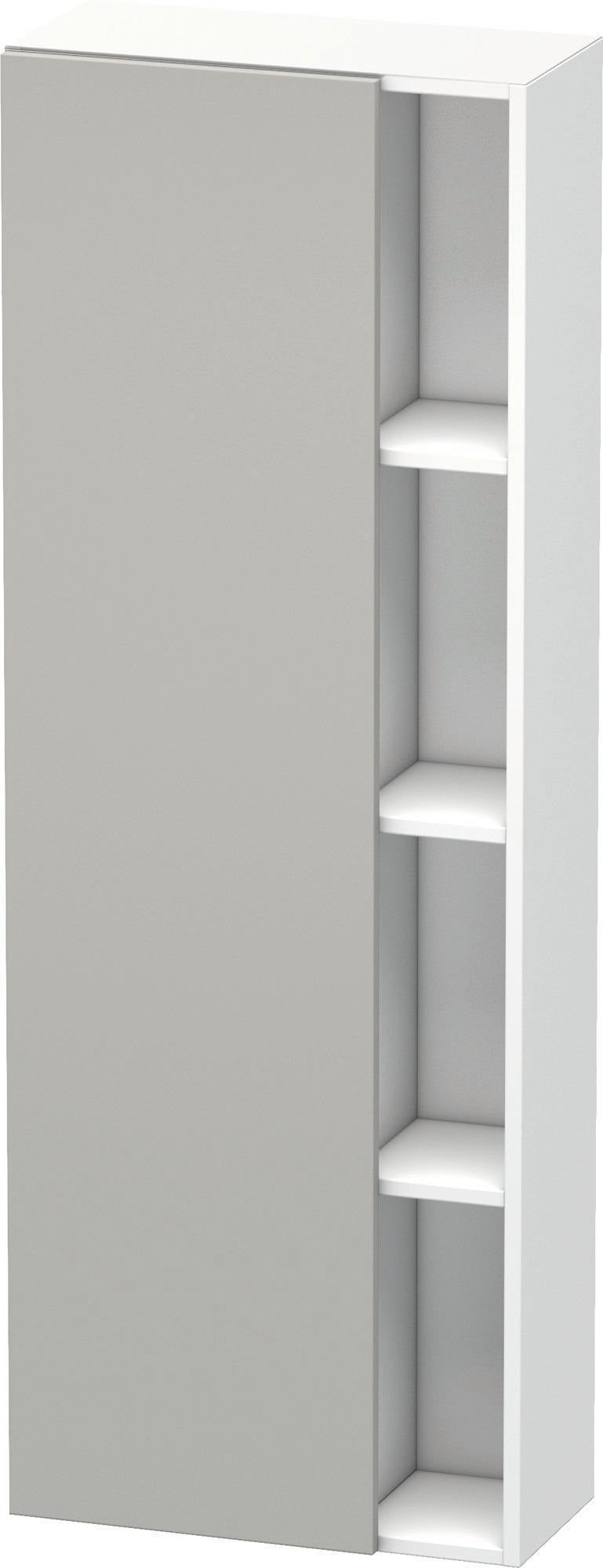 DURAVIT DuraStyle Hochschrank 1400 mm, 1 Tür links, weiß matt – wandhängend mit Soft-Close