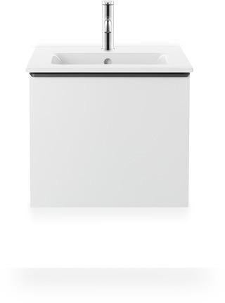 DURAVIT ME by Starck Möbelwaschtisch 530 mm, 1 Hahnloch, mit Überlauf, weiß