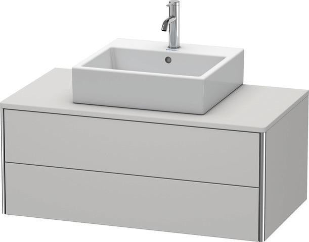 Duravit XSquare Waschtischunterbau 1000 mm – wandhängend, 2 Schubkästen, s-matt