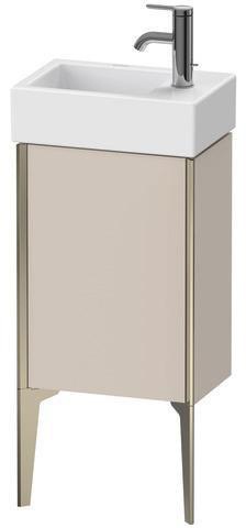 Duravit Waschtischunterbau XVIU 493 mm Pro Cha ma TA li ta s-matt – bodenstehend, 1 Tür, Aluminiumprofil