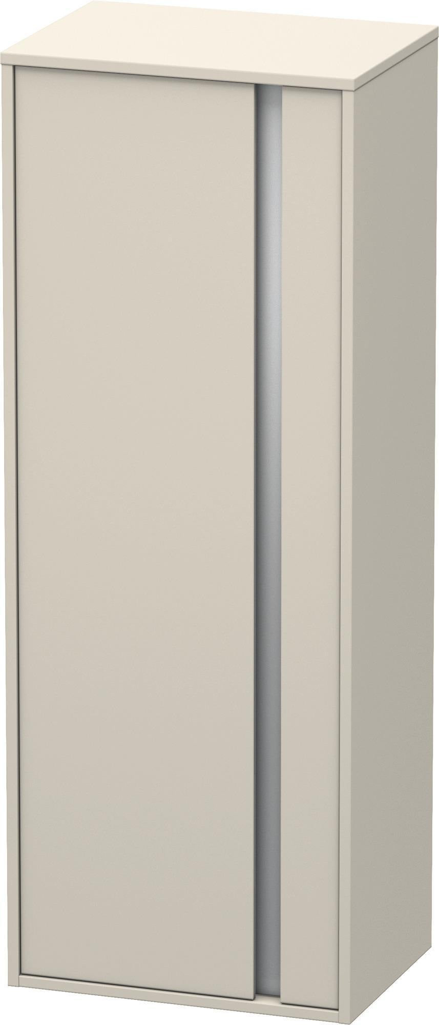 Duravit Hochschrank Ketho 360x500x1320mm, 1 Tür, Anschlag links, weiß matt – wandhängend mit Soft-Close