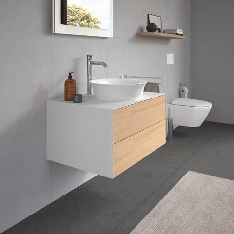 DURAVIT White Tulip Waschtischunterbau 800 mm wandhängend, 2 Schubkästen, weiß seidenmatt