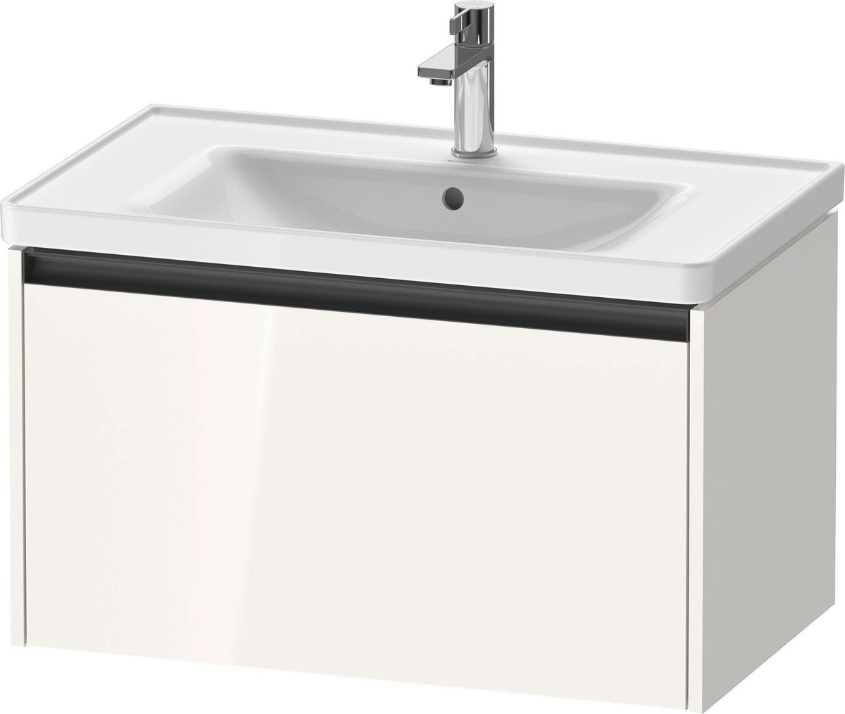 DURAVIT Ketho.2 Waschtischunterbau 784 mm betongrau matt, wandhängend, 1 Auszug