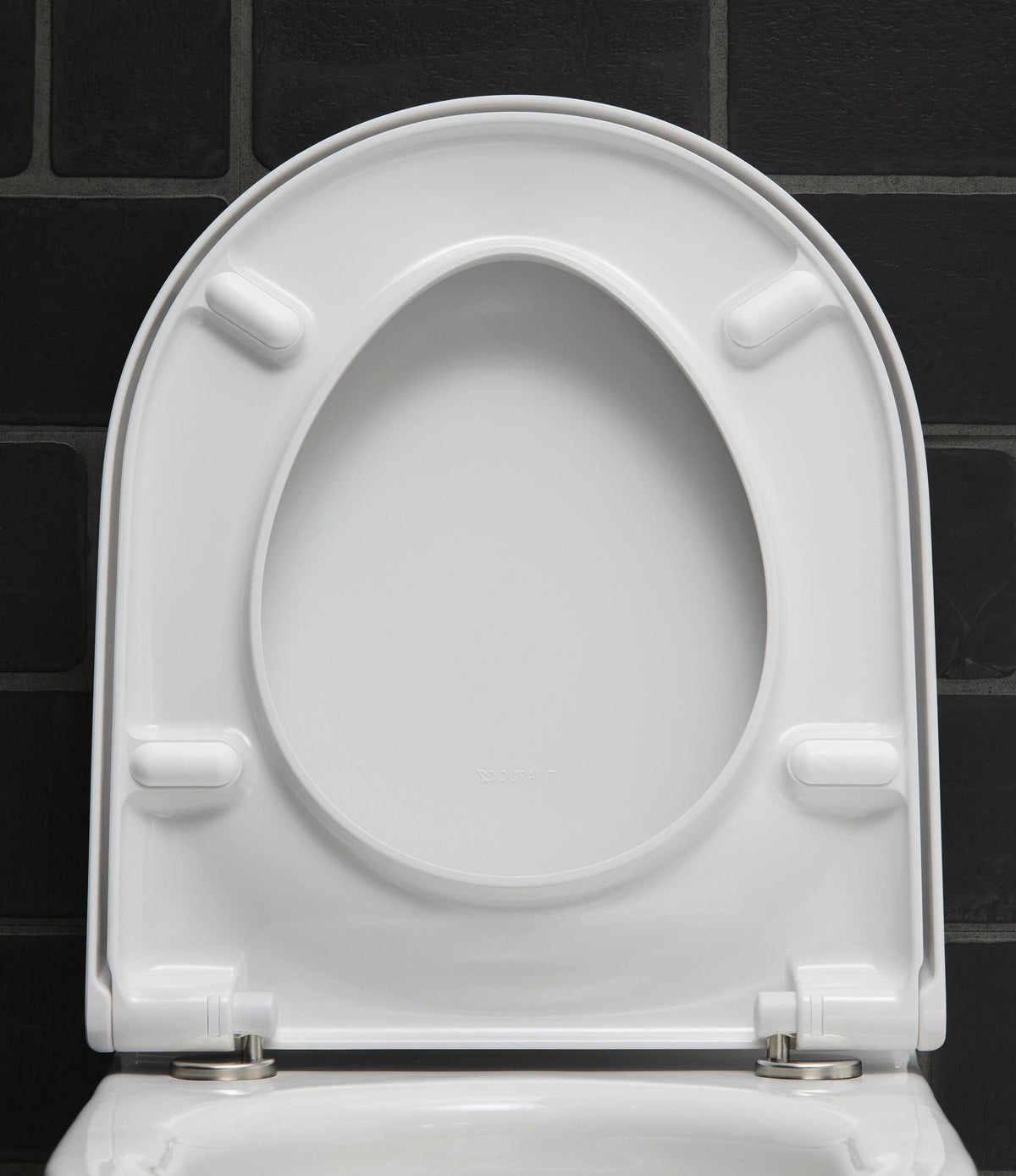 DURAVIT WC-Sitz Starck 3 Weiß Duroplast ohne Absenkautomatik Edelstahl Scharniere