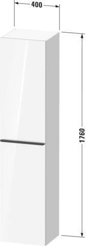 DURAVIT D-Neo Hochschrank 400x360x1760 mm Eiche Terra, 1 Tür rechts, Soft-Close