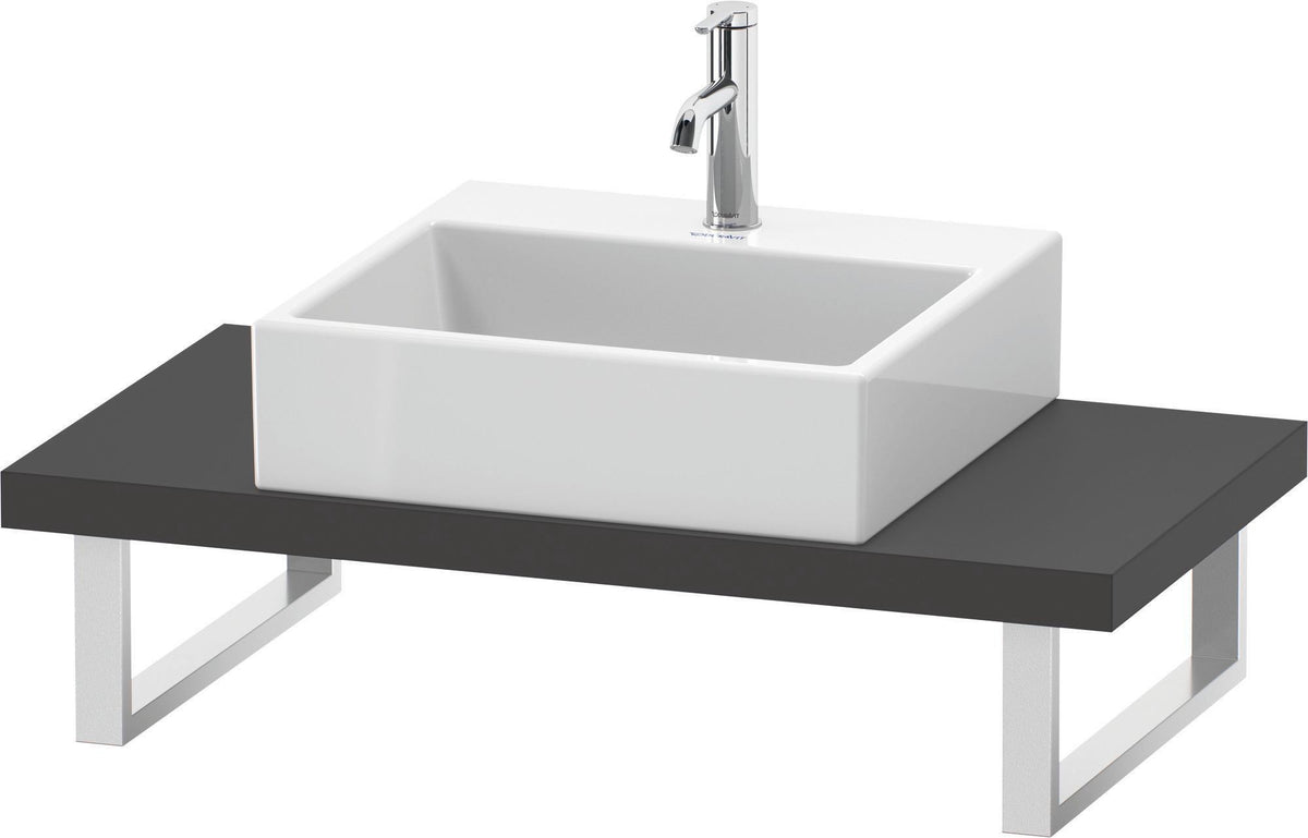 Duravit DuraStyle Konsole variabel 480 mm weiß matt – wandhängend mit Ausschnitt