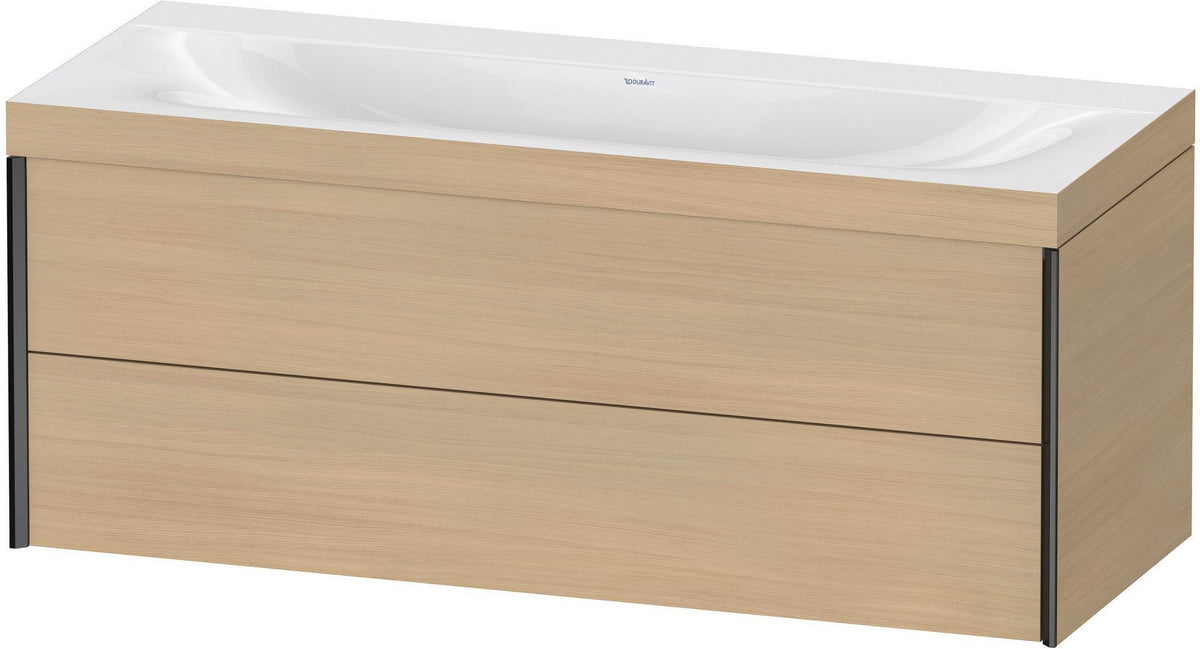 DURAVIT XViu c-bonded Waschtischunterbauset 1200 mm wandhängend mit 2 Schubkästen