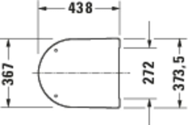 Duravit ME by Starck WC-Sitz mit Absenkautomatik – Weiß, Duroplast, Edelstahl-Scharniere