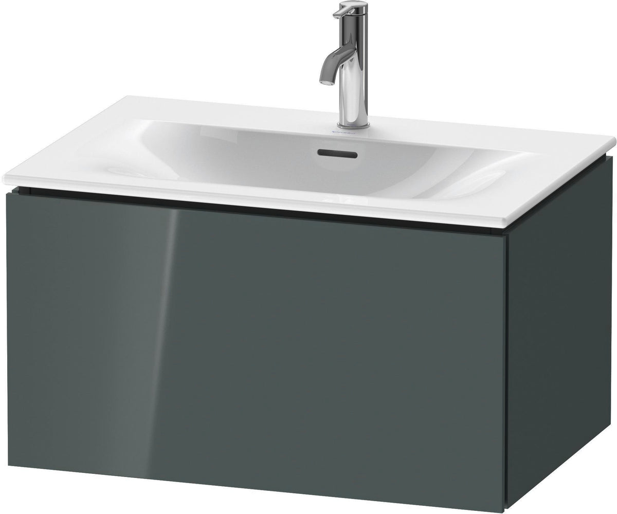 Duravit L-Cube Waschtischunterbau wandhängend 720 mm weiß matt mit 1 Auszug und Tip-On-Technik