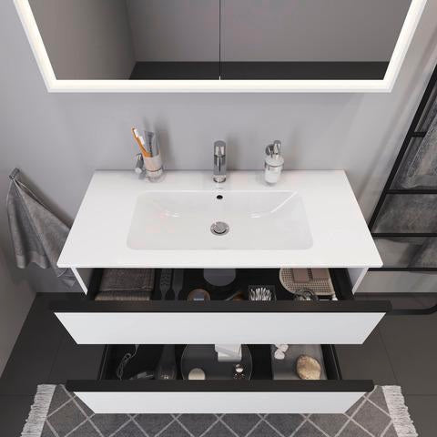 DURAVIT D-Code Seifenspender mit Glasflakon und verchromtem Messinghalter für Wandmontage