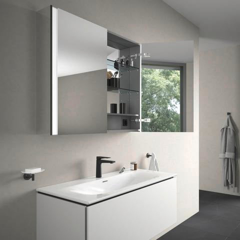 Duravit Viu Möbelwaschtisch 1030 mm Weiß mit Überlauf und Hahnlochbank