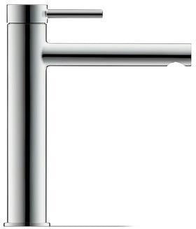 DURAVIT Circle Einhebel-Waschtischmischer L ohne Zugstange, Chrom – Keramikmischsystem