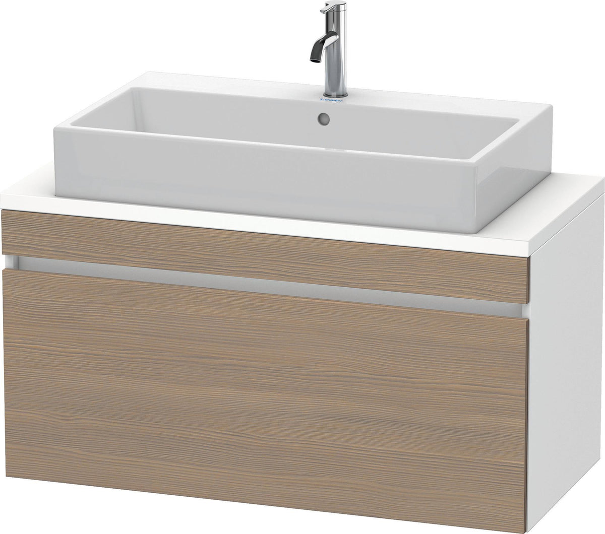Duravit DuraStyle Konsolenunterschrank 1000 mm Eiche Terra/Weiß Matt mit 1 Auszug