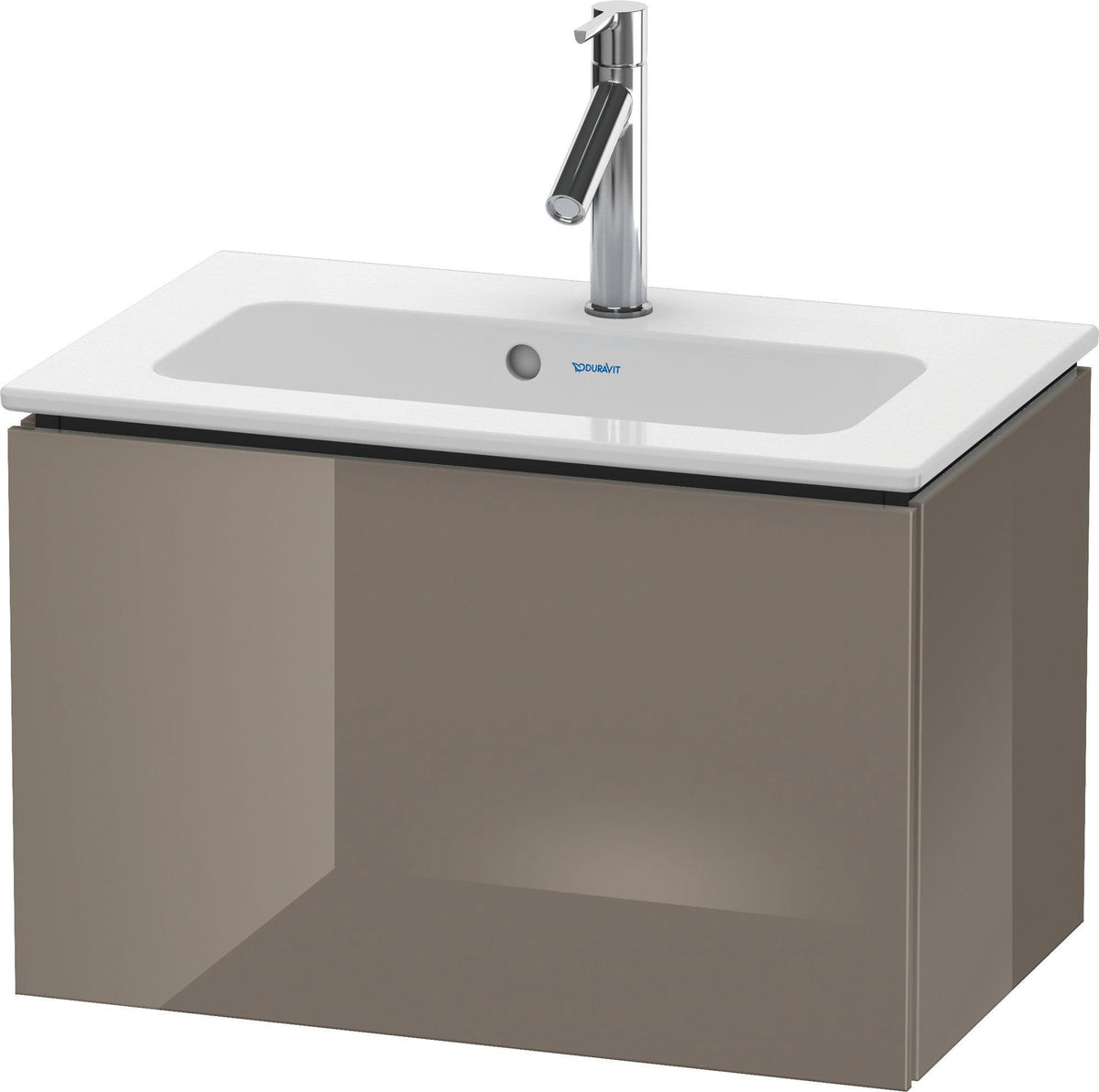 DURAVIT L-Cube Waschtischunterbau 620 mm, 1 Auszug, Weiß Matt, Wandmontage