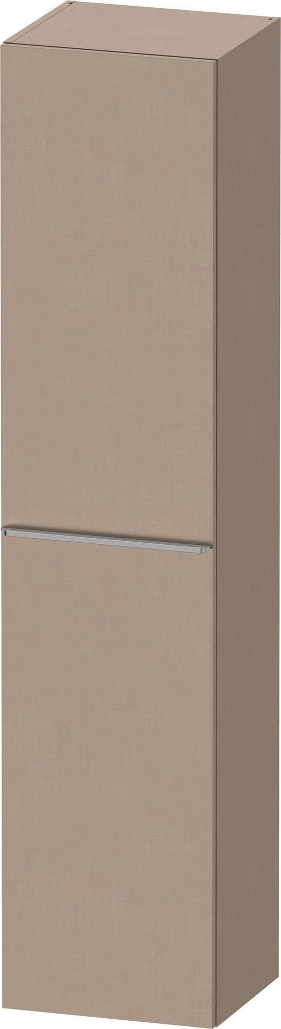 DURAVIT D-Neo Hochschrank 400x360x1760 mm, 1 Tür links, Eiche Schwarz – Matt, Soft-Close