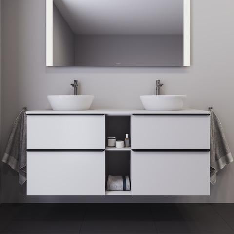 DURAVIT Licht & Spiegel Wandspiegel 600x700mm beleuchtet mit Schalter IP44
