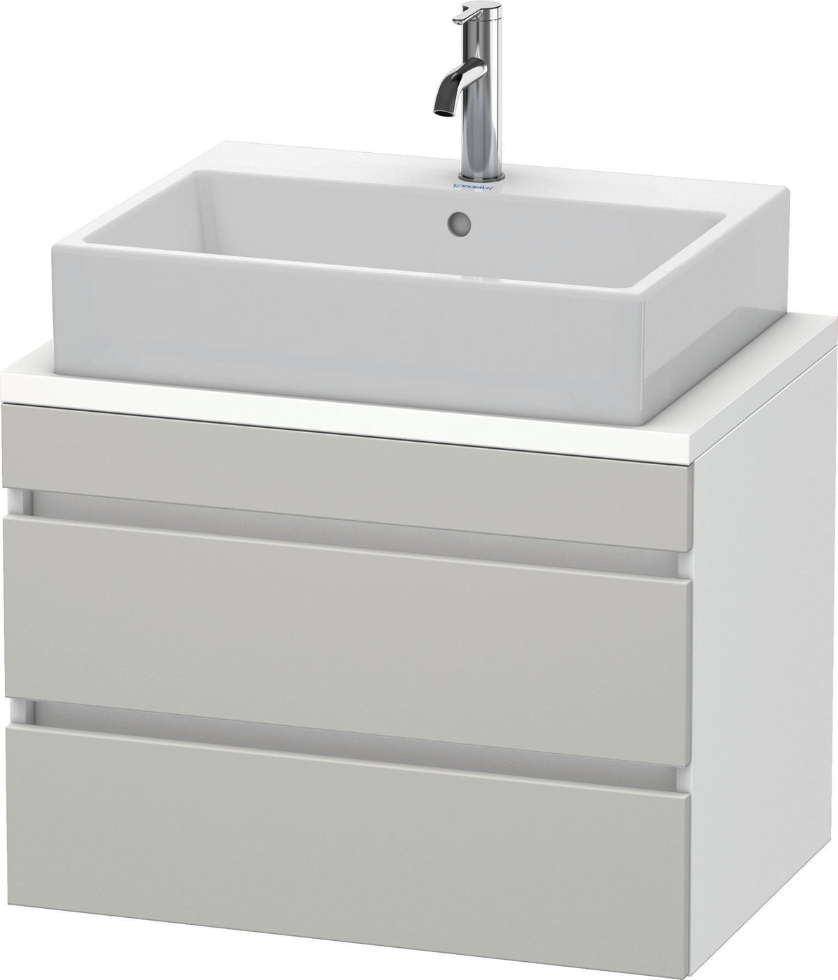 Duravit DuraStyle Konsolenunterschrank 700 mm betongrau matt mit 2 Schubkästen