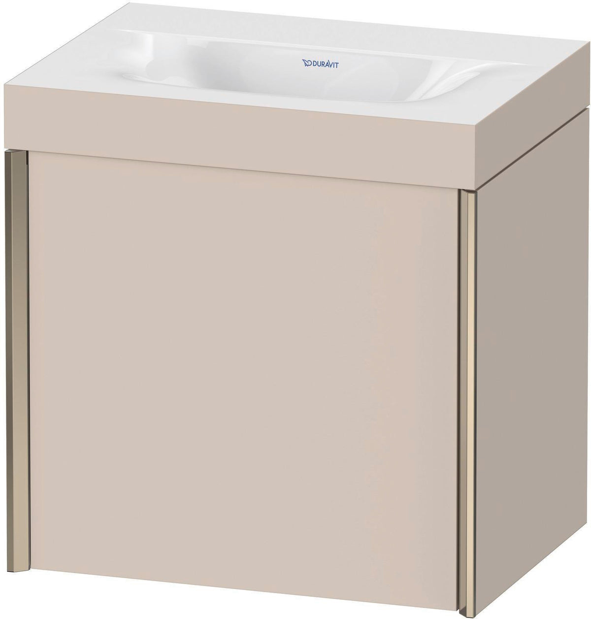 DURAVIT XViu c-bonded Waschtischunterbauset 450 mm wandhängend mit 1 Tür und Siphon