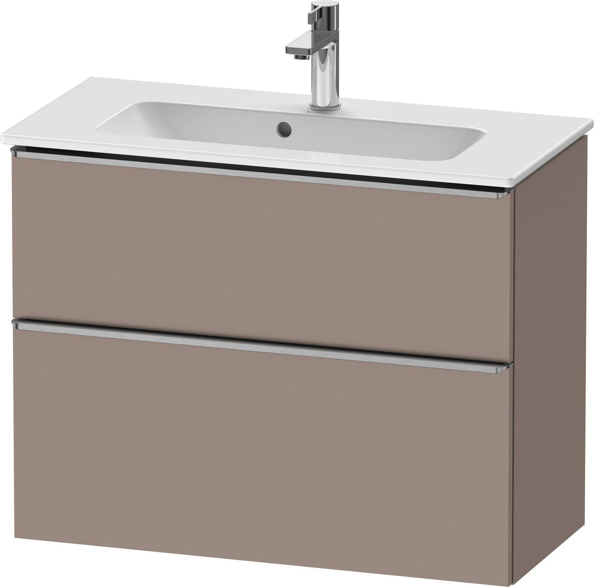 DURAVIT D-Neo Waschtischunterbau 810 mm Eiche Schwarz Bronze, wandhängend, 1 Auszug
