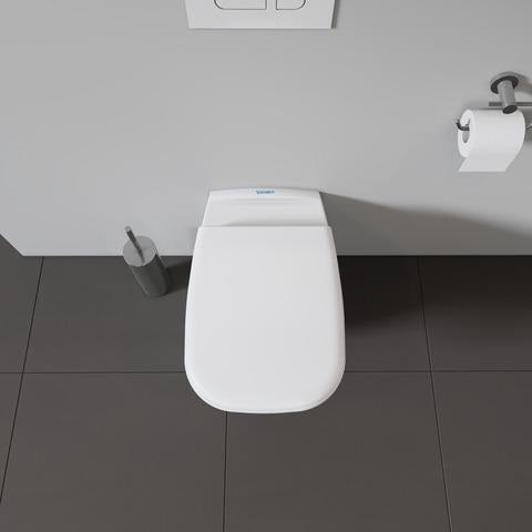 DURAVIT D-Code WC-Sitz ohne Absenkautomatik, Edelstahl-Scharniere, weiß