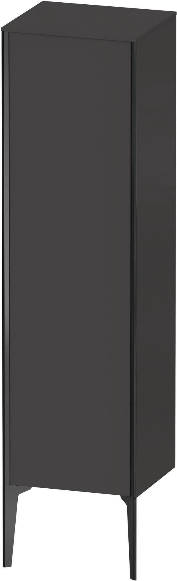 DURAVIT Halbhochschrank XViu 1330 mm anthrazit matt, wandhängend, Tip-on, Soft-Close