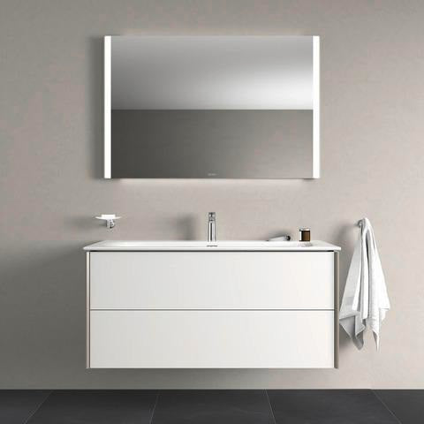 DURAVIT Viu Möbelwaschtisch 1230 mm, Weiß, mit Überlauf & WonderGliss – für Wandmontage