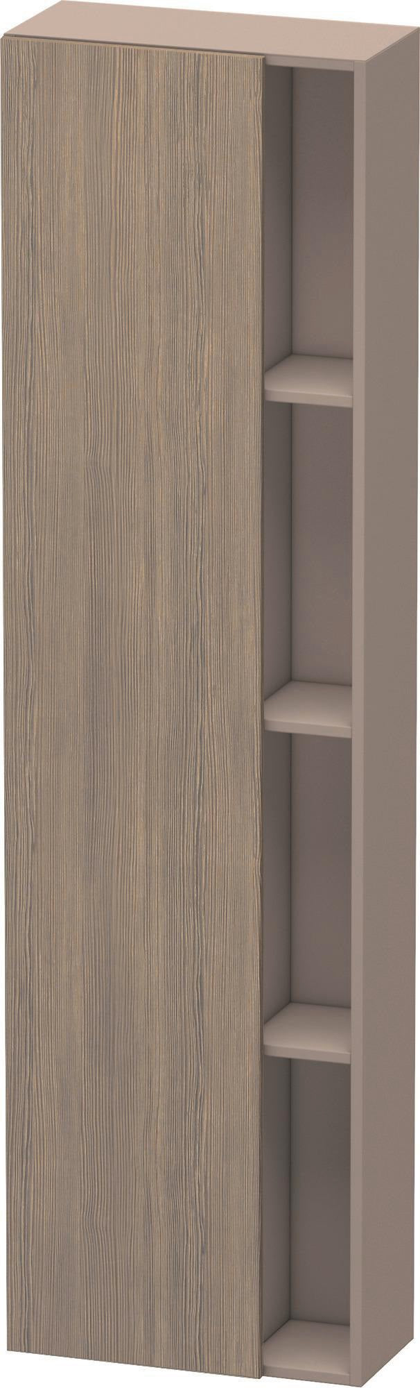 DURAVIT DuraStyle Hochschrank 240x500x1800 mm, 1 Tür, Anschlag links, Eiche Terra/Weiß Matt