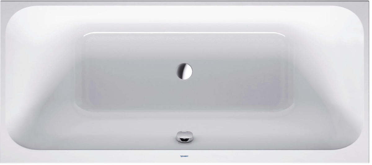 Duravit Happy D.2 Badewanne 1800x800 mm Einbauversion mit 2 Rückenschrägen Weiß