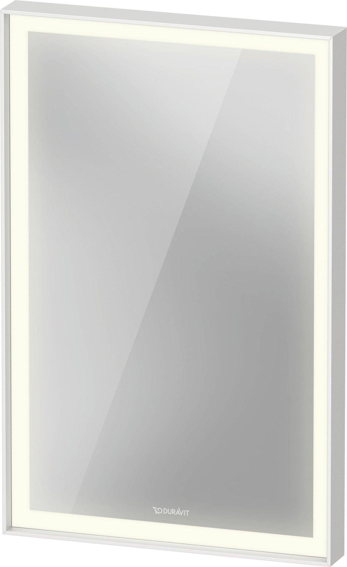 DURAVIT L-Cube Lichtspiegel 450 mm mit Sensorschalter und Dimmfunktion, Graphit Matt