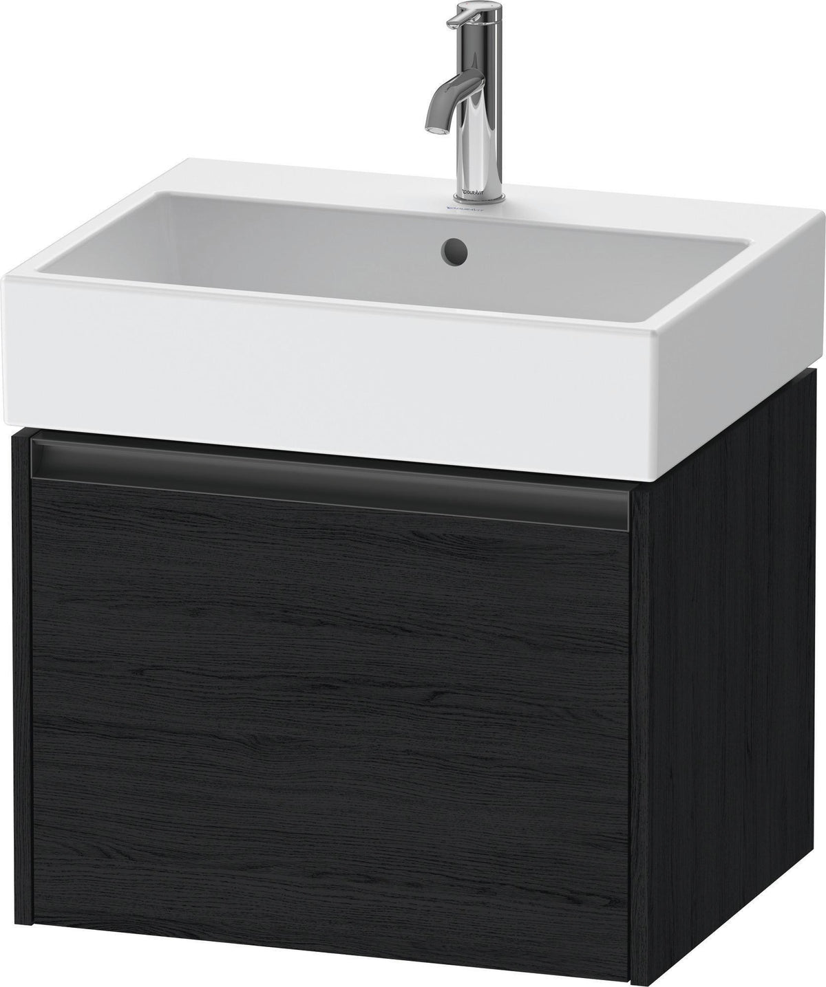 Duravit Ketho.2 Waschtischunterbau 584 mm betongrau matt – wandhängend, 1 Auszug, Soft-Close