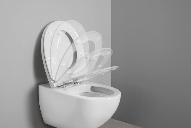 DURAVIT Univavo WC-Sitz Oval Tief 451mm mit Absenkautomatik, Weiß